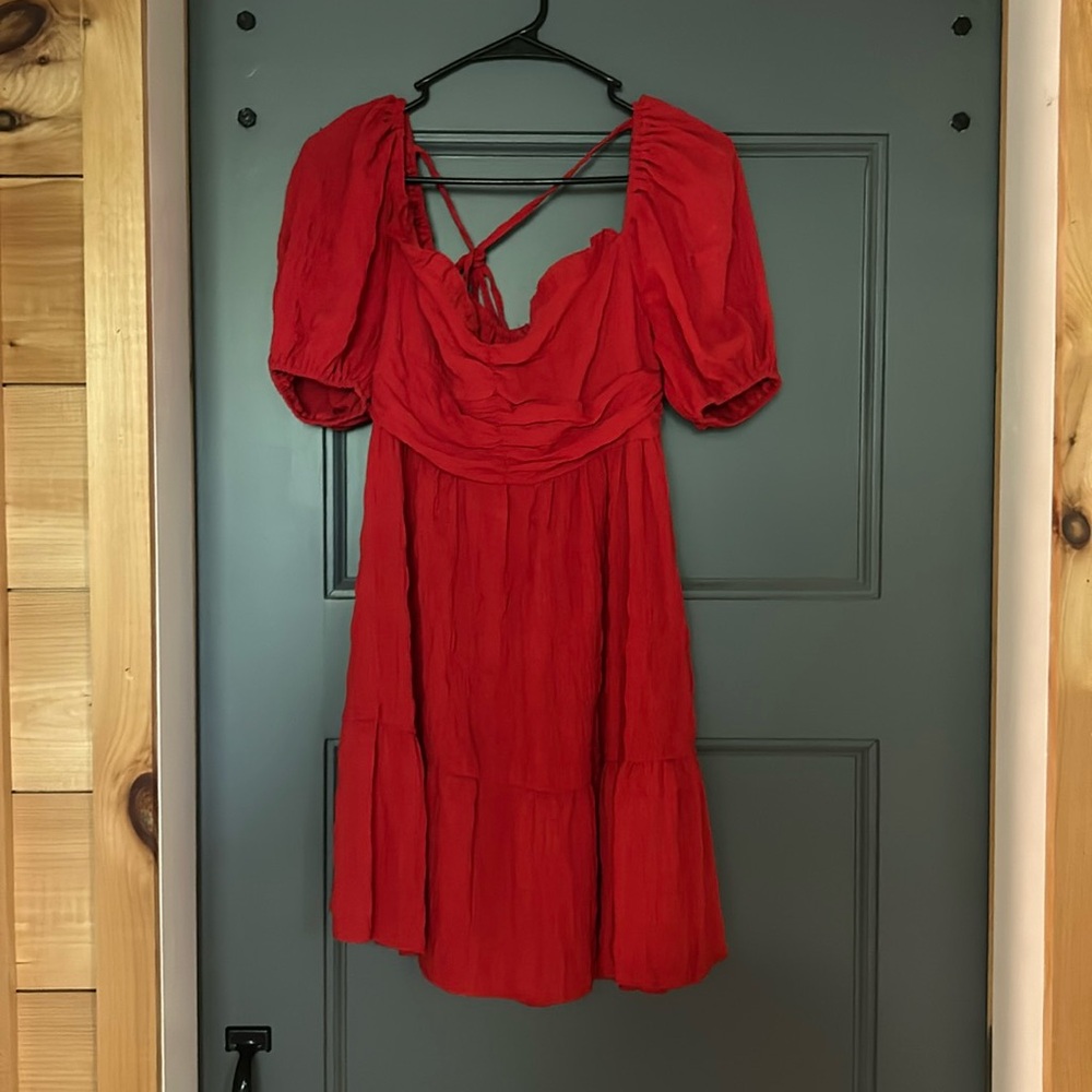Summery Red Dress